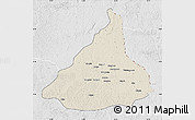 Shaded Relief Map of Kadey, lighten, desaturated