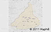Shaded Relief Map of Kadey, lighten, semi-desaturated