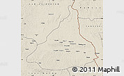Shaded Relief Map of Kadey