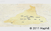 Physical Panoramic Map of Kadey, lighten