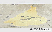 Physical Panoramic Map of Kadey, semi-desaturated
