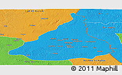 Political Panoramic Map of Kadey