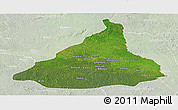 Satellite Panoramic Map of Kadey, lighten