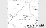 Blank Simple Map of Kadey