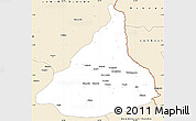 Classic Style Simple Map of Kadey