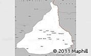 Gray Simple Map of Kadey