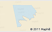 Classic Style 3D Map of Logone-Et-Chari, single color outside