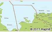 Physical 3D Map of Logone-Et-Chari