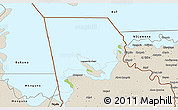 Physical 3D Map of Logone-Et-Chari, shaded relief outside