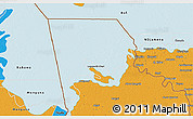 Political 3D Map of Logone-Et-Chari