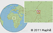 Savanna Style Location Map of Logone-Et-Chari