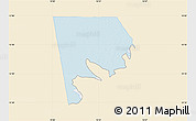 Classic Style Map of Logone-Et-Chari, single color outside