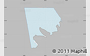 Gray Map of Logone-Et-Chari, single color outside