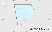 Physical Map of Logone-Et-Chari, cropped outside