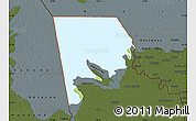 Physical Map of Logone-Et-Chari, darken