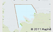 Physical Map of Logone-Et-Chari, lighten