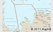 Physical Map of Logone-Et-Chari, shaded relief outside