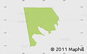 Physical Map of Logone-Et-Chari, single color outside