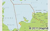 Political Map of Logone-Et-Chari, physical outside