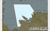 Satellite Map of Logone-Et-Chari, darken