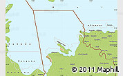 Satellite Map of Logone-Et-Chari, physical outside