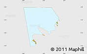 Satellite Map of Logone-Et-Chari, single color outside