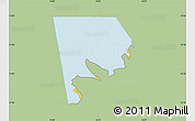 Savanna Style Map of Logone-Et-Chari, single color outside