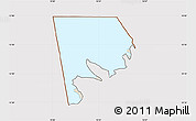 Shaded Relief Map of Logone-Et-Chari, cropped outside