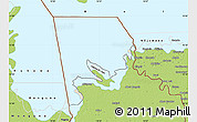 Shaded Relief Map of Logone-Et-Chari, physical outside