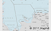 Silver Style Map of Logone-Et-Chari