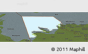 Physical Panoramic Map of Logone-Et-Chari, darken
