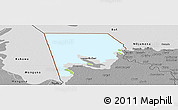 Physical Panoramic Map of Logone-Et-Chari, desaturated