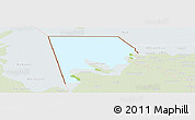 Physical Panoramic Map of Logone-Et-Chari, lighten