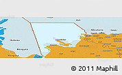Physical Panoramic Map of Logone-Et-Chari, political outside