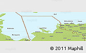 Physical Panoramic Map of Logone-Et-Chari