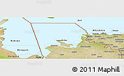 Physical Panoramic Map of Logone-Et-Chari, satellite outside
