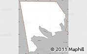 Gray Simple Map of Logone-Et-Chari