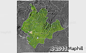 Satellite 3D Map of Littoral, desaturated