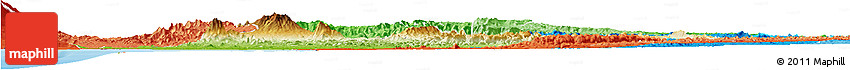 Physical Horizon Map of Littoral, political shades outside