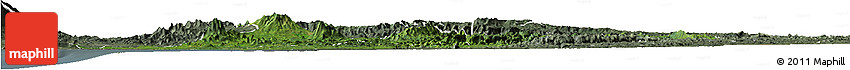 Satellite Horizon Map of Littoral, semi-desaturated