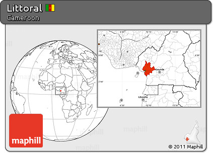Blank Location Map of Littoral