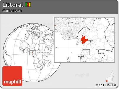 Blank Location Map of Littoral