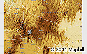Physical Map of Bui