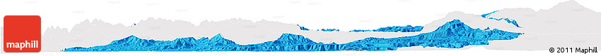 Political Horizon Map of Menchum, cropped outside