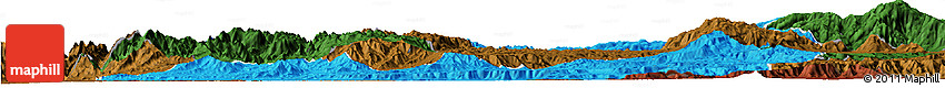 Political Horizon Map of Menchum, darken