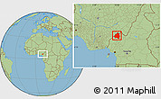Savanna Style Location Map of Menchum
