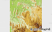 Physical Map of Menchum