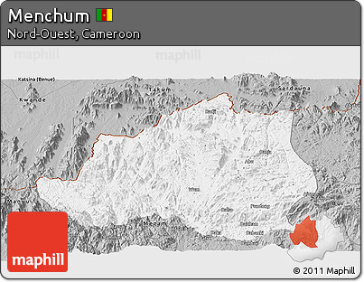 Gray Panoramic Map of Menchum