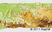 Physical Panoramic Map of Menchum