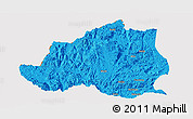Political Panoramic Map of Menchum, cropped outside